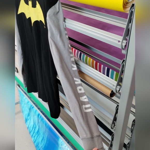 DC Comics The Dark Knight Batman  Long Sleeve Shirt  (Fading on Size Tag) - Picture 11 of 16